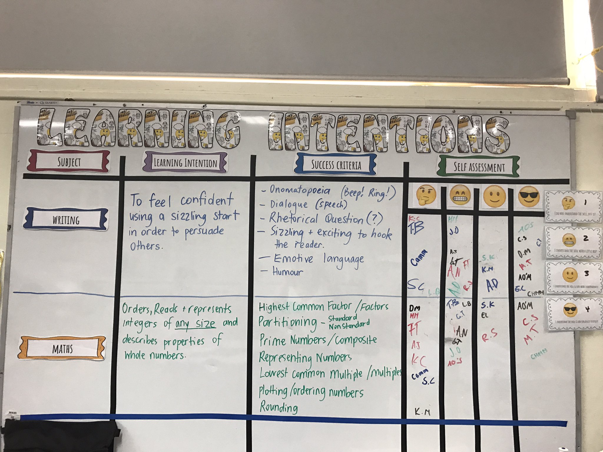 Learning Intentions And Success Criteria Template Learning Intentions And Success Criteria Template