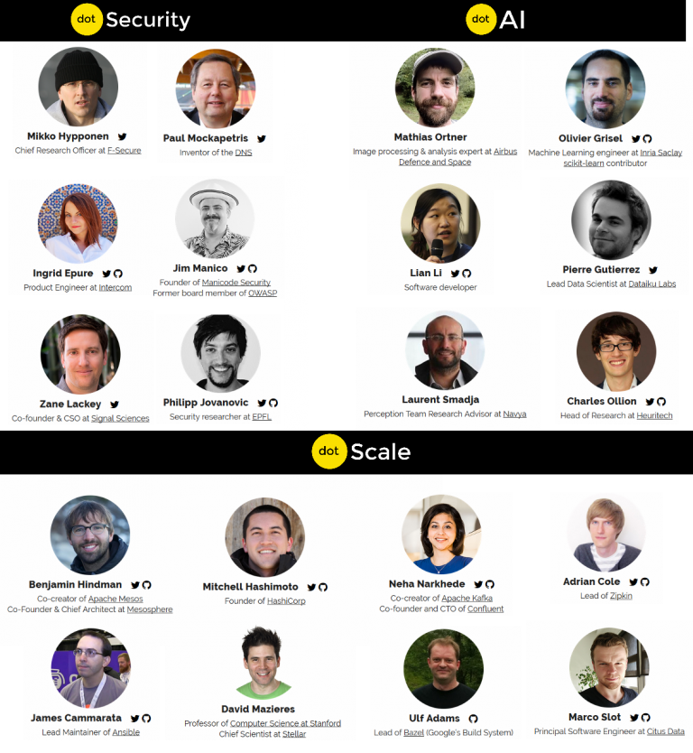 DataSciencePost's tweet photo. #dotConferences du mois d'Avril - #dotSecurity #dotScale et #dotAI https://t.co/8Mzoc1aPsu https://t.co/9EGJ8BYAej @dotScale @dotsecurityio https://t.co/2dFRRcjzXw
