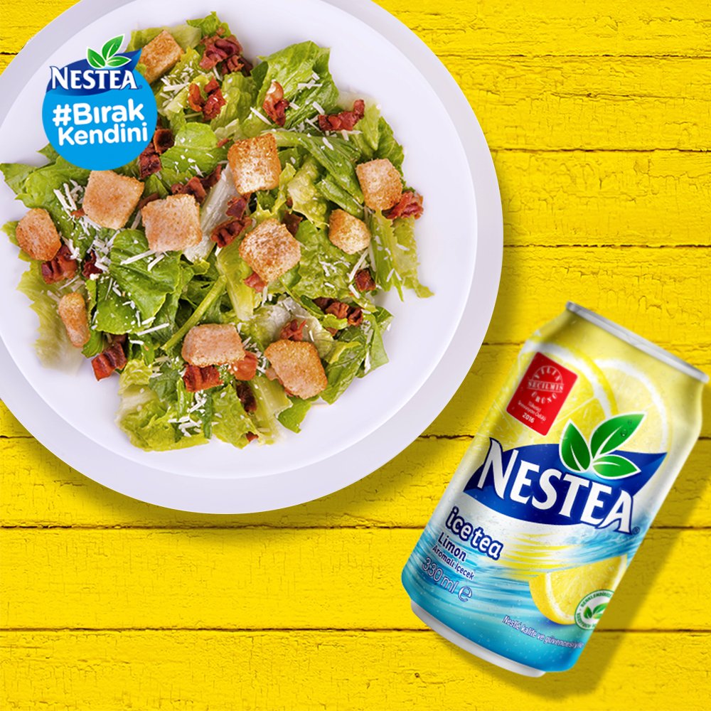 Öğle yemeği vakti geldiyse eşsiz bi' lezzete #bırakkendini #Nestea 🍴