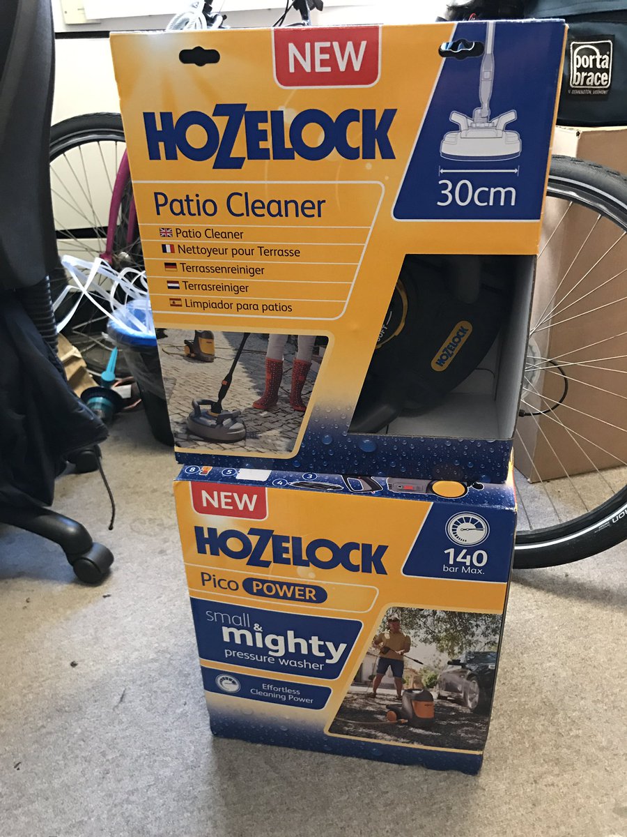 LoveYourGarden2's tweet photo. Whoo ho, look what we've just got in the office.. the new #picopower pressure washer from @Hozelock #cleanpatio @TheaPitcher https://t.co/a1wIkhkFju
