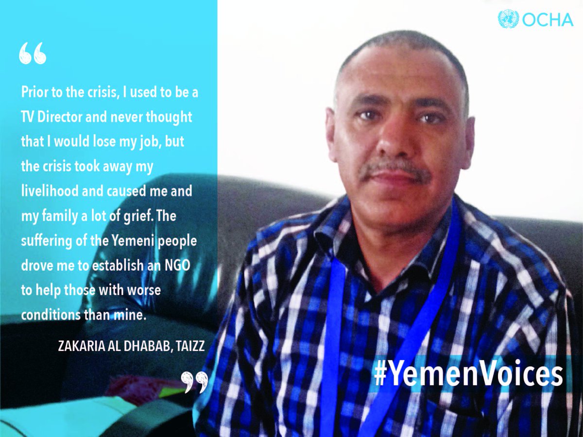 OCHAYemen's tweet photo. An estimated 8M Yemenis have lost their livelihoods or R living in communities w/ few to no basic services #VoicesfromYemen #YemenNeglected https://t.co/gyjb9eoALw