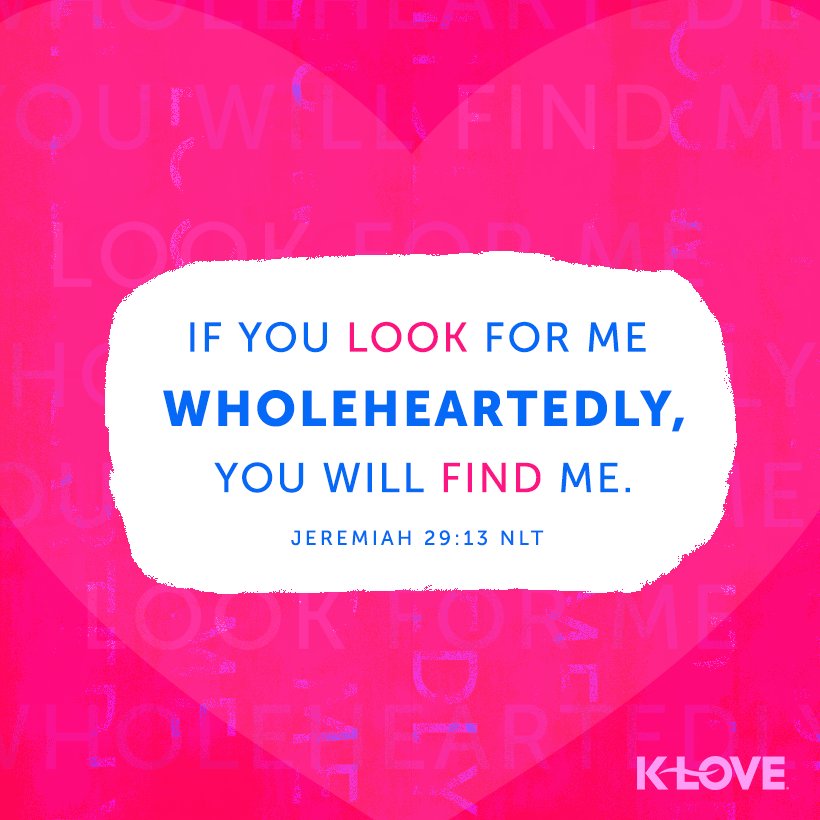 KLOVERadio's tweet photo. What a promise! If you feel far off today, look for Him with all your heart. #VOTD #scripture https://t.co/38XI7t5YWW