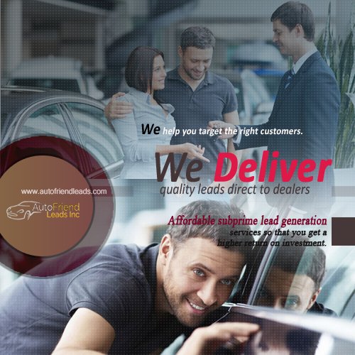 autofriendlead's tweet photo. We promise affordable subprime #leadgeneration services so that you get a higher ROI. Visit https://t.co/RkDmSgIQYF

#AutoLeads https://t.co/Z15F5I9cfm