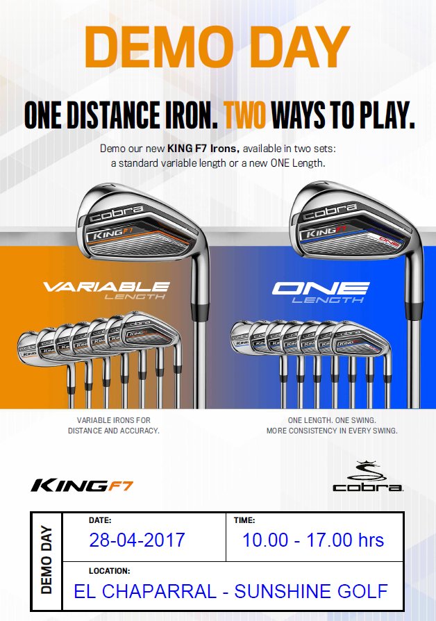 BordaSunshine's tweet photo. @BordaSunshine @golfelchaparral 
@cobragolf DEMO DAY. 28th April. BOOK NOW !!
+34 952932758.
#Golf #golfing #golfcourse #golfereu #golfisfun https://t.co/cMqOh4Pu6k