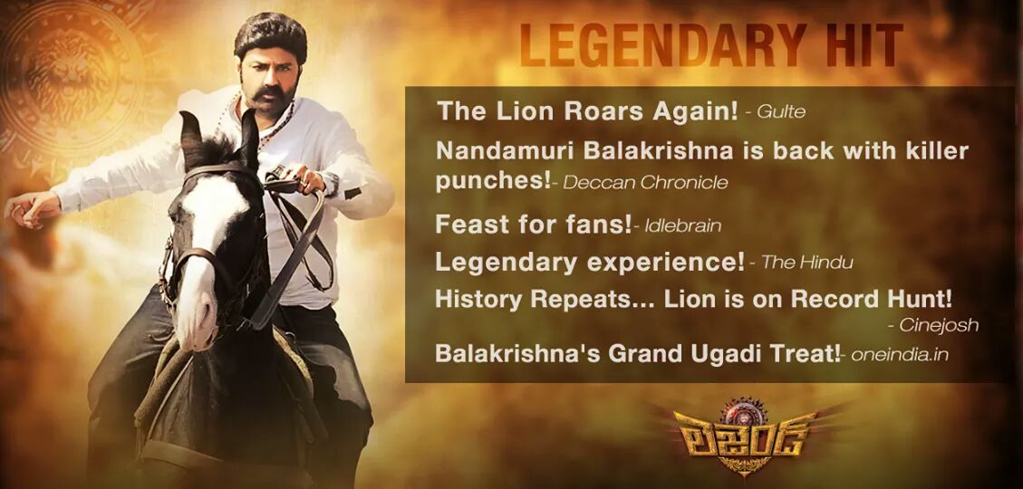TradeReports99's tweet photo. #3yearsforLegend Legend is a Legendary Blockbuster.. Jai balayya @14reelsofficial @AnilSunkara1 @RaamAchanta @sonalchauhan7 @VaaraahiCC https://t.co/m9bljsEpEF