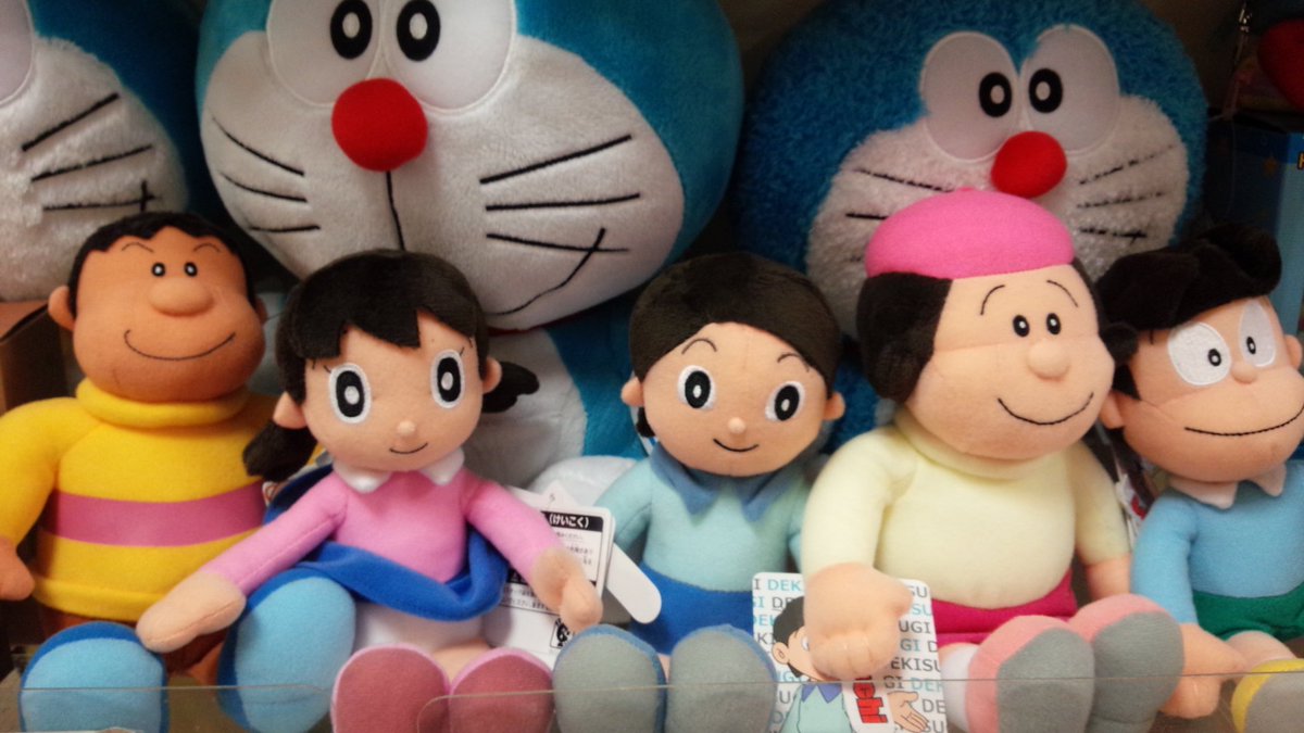 ドラえもん ぬいぐるみ のび太 ジャイアン ジャイ子 スネ夫 しずかちゃん