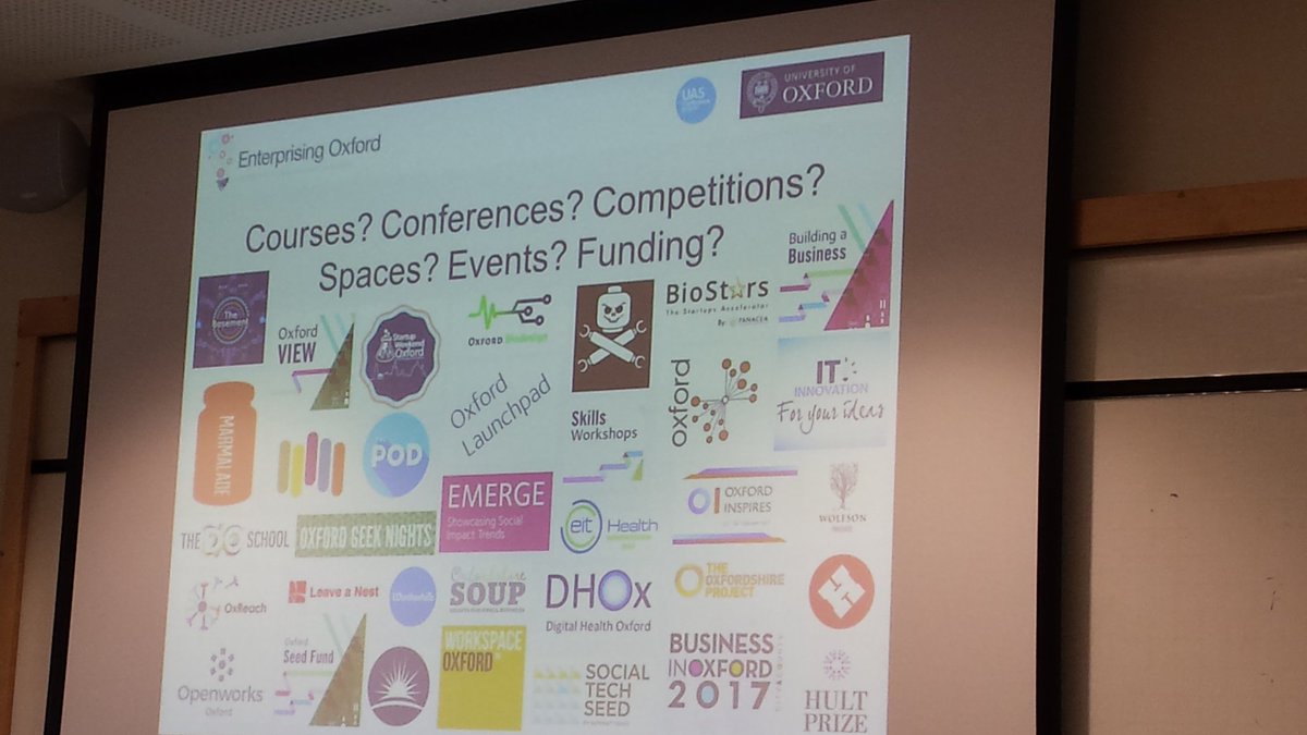 Oxford4Learning's tweet photo. How can @UniofOxford help you to develop your ideas to impact the real world. #uasconference @enterprisingox https://t.co/1Lh1tdzi9Z
