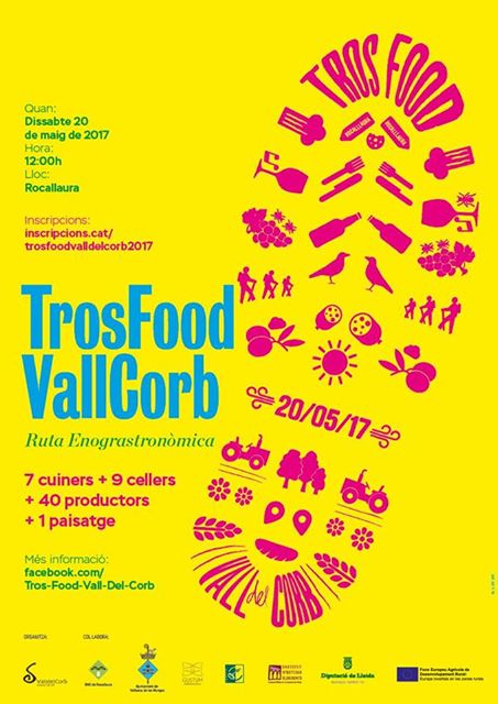 Caminar, observar, tastar... això és el #TrosFood 2017! 20 de maig a #Rocallaura. Molt aviat, les inscripcions! Estigueu atents!
