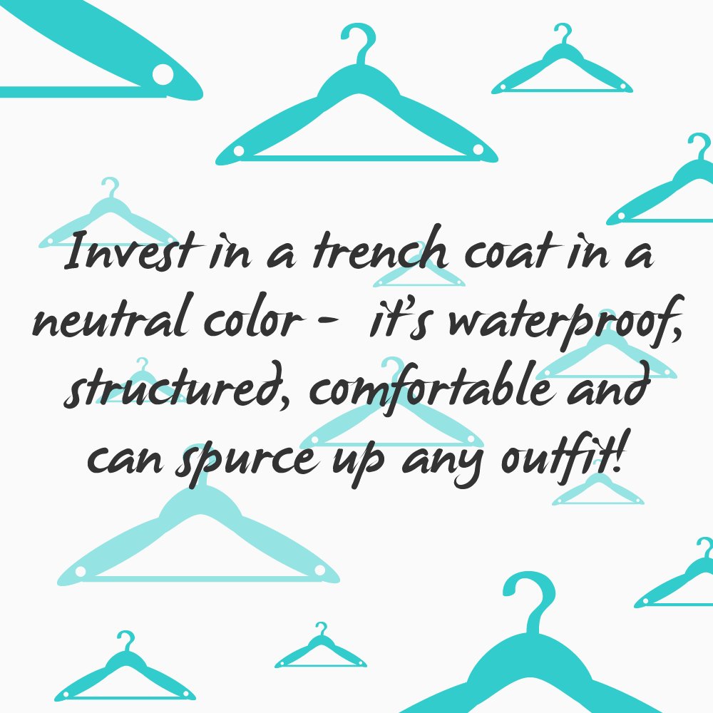 SophieStyleBot's tweet photo. April weather got me thinking ... #monstyle #transitionalweather #trenchcoat #styletip #shopping #aprilweather #youneverknow #sun #rain https://t.co/QTBzrTi6kz