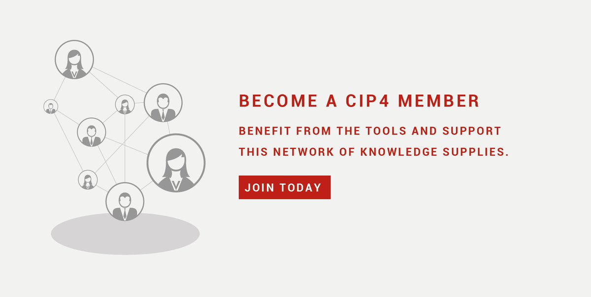 cip4's tweet photo. Join CIP4 Today - Become a member and join the community #JDFAutomation https://t.co/U6THuvhDX3 https://t.co/4iocx9eZVx