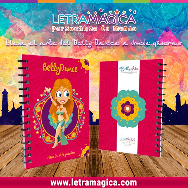 letramagica's tweet photo. ¿Ya tienes tu cuaderno de @BellychicDesign? ¡No te quedes sin el tuyo y vive el arte de la danza! https://t.co/8hvZ7y8Uqm
