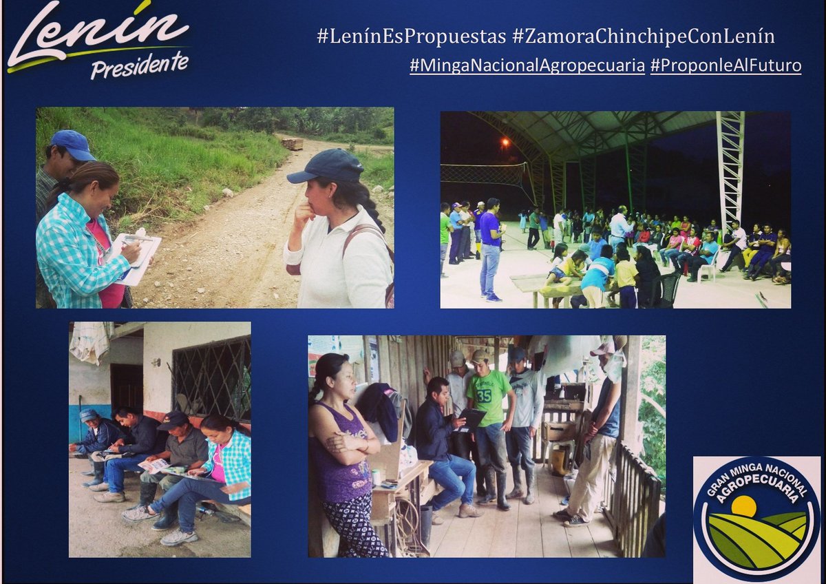 35apzamorach's tweet photo. Brigadistas difundiendo las propuestas de @Lenin en cada sector; #ZamoraChinchipeConLenín #GranMingaAgropecuaria https://t.co/TYkkwKWRq4