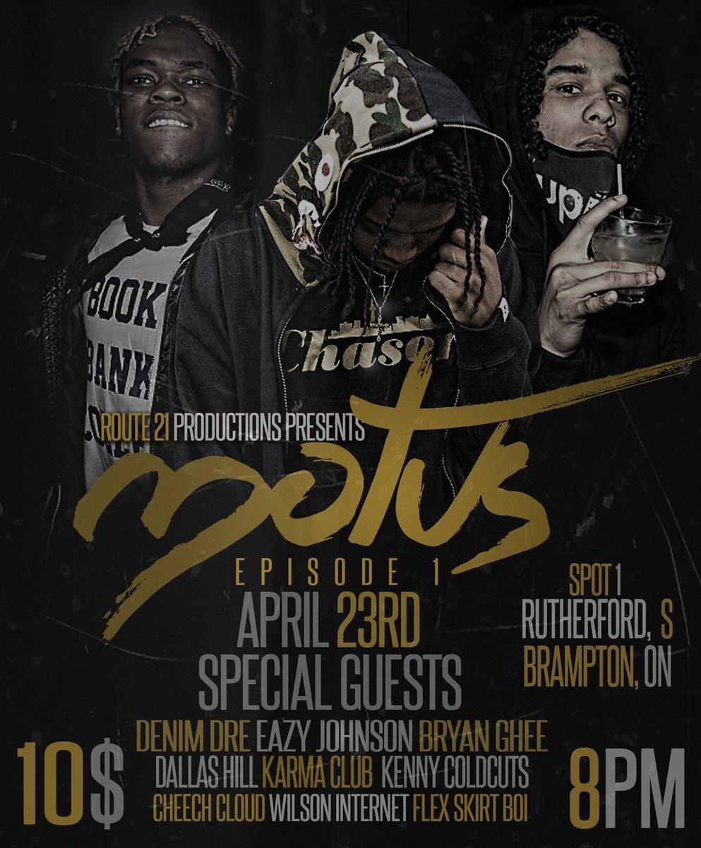 denimdre_'s tweet image. we live, April 23rd..... Brampton....