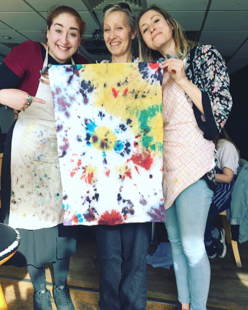 BrixtonCraft's tweet photo. @UpstairsRitzy #brixtoncraft #tyedye   Thanks to all who came on Mothering Sunday! Some fab things made! See you all next time... 👍🏼 https://t.co/M9TDYRJ31C