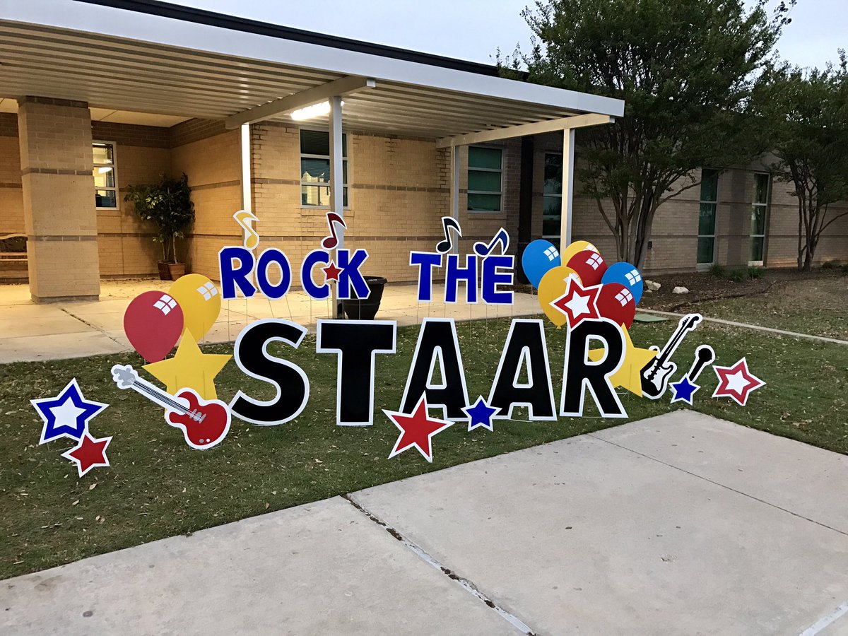 @7HillsNISD Is ready to #RockTheSTAAR @NorthwestISD @7HillsBlackburn #7HillsLEADS