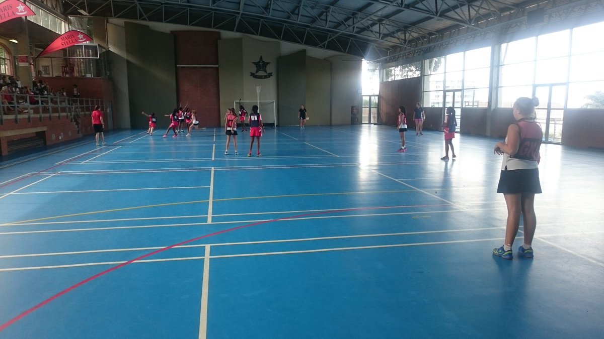 turisatour2017's tweet photo. Now the girls are playing Maria Stella in our second fixture. #matchwithaview #teamturi https://t.co/9npLNUsZ6G