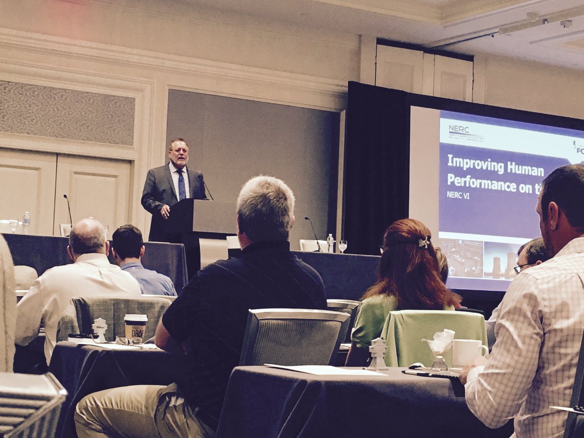 MetaMythicCo's tweet photo. Gerry Cauley, NERC President &amp; CEO kicking things off. 9000 fold increase in data utility companies are dealing with. #NERCHP17 https://t.co/QPRS5vOKNp