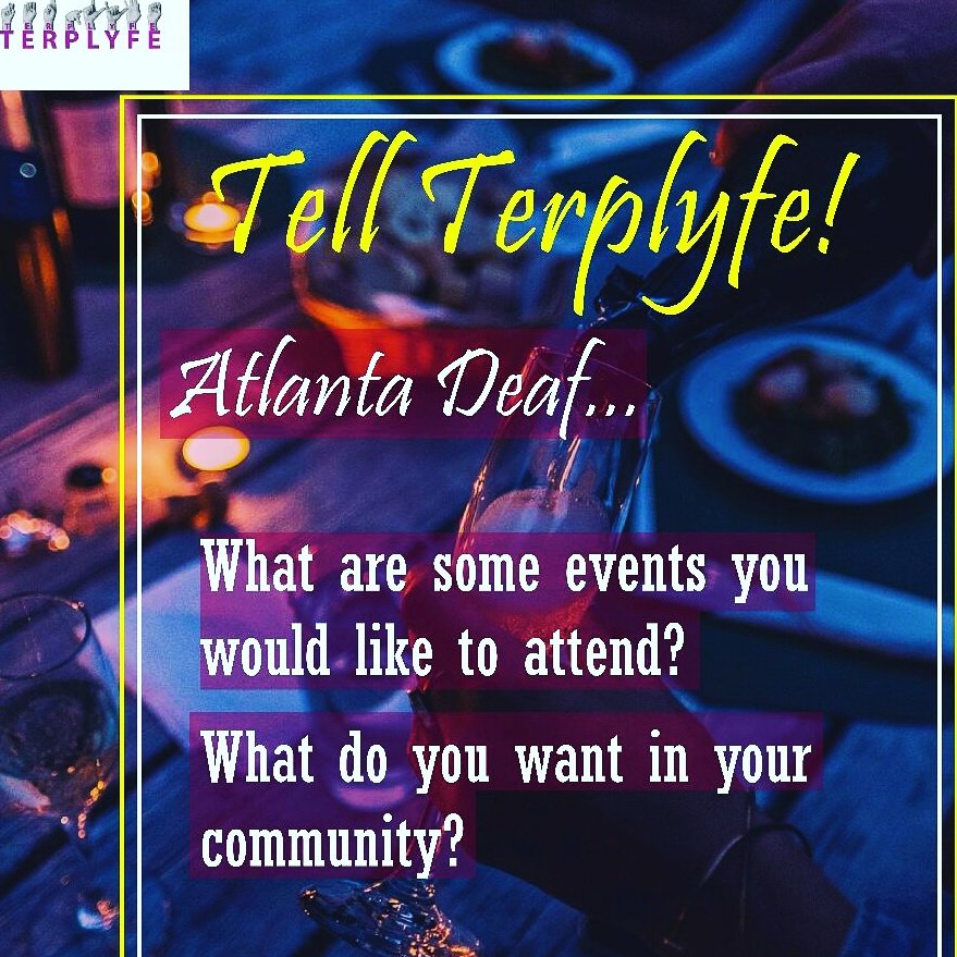 terplyfe's tweet photo. Tell #terplyfe what #deafevent you want to attend speed date networking or family fun day https://t.co/BU3eC46xG9