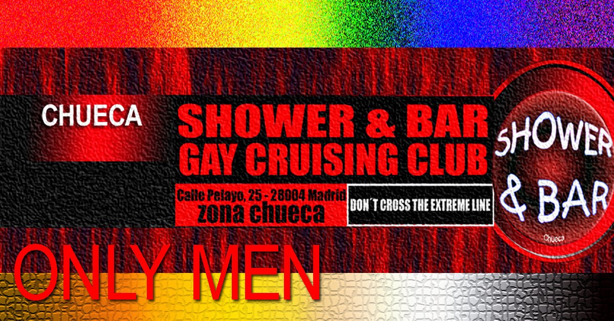 RRPP_Chueca's tweet photo. Follow @ShowerBarMadrid
The most popular gay club in madrid
https://t.co/OlQDFyQUAP      
#GayParadise #GayEurope #GayMikonos #GayMarbella https://t.co/pZhRVUm9s0