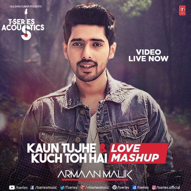 TSeries's tweet photo. .@ArmaanMalik22's Kaun Tujhe &amp; Kuch Toh Hai Love Mashup is here guys. Let the love flow - https://t.co/syU2pnsg5W
#ArmaanMalikLoveMashup https://t.co/xVxVV8V2IB