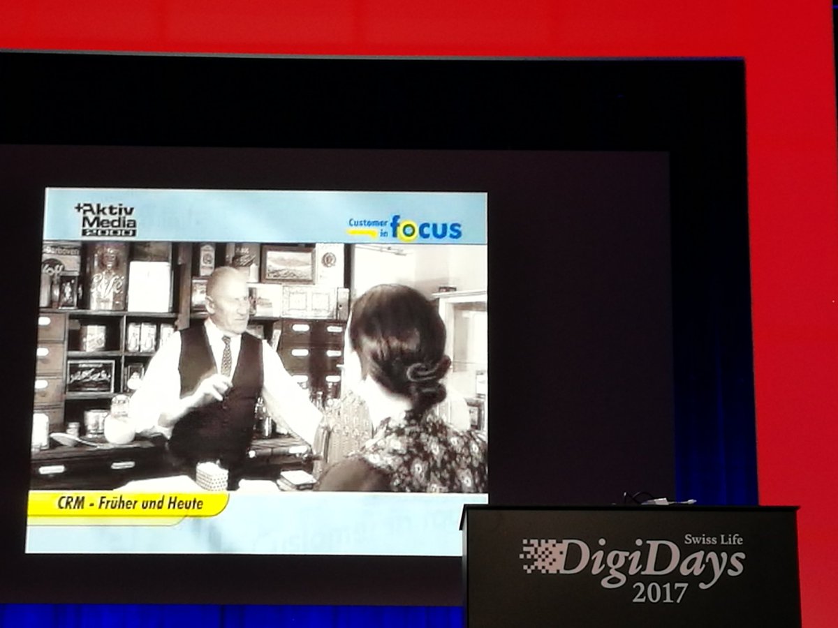Technology creates value by enabling the old tradition of respecting your customer
<a href="/ChristianHuldi/">Christian Huldi</a>  at #DigiDays2017 of <a href="/swisslife_ch/">Swiss Life</a>
