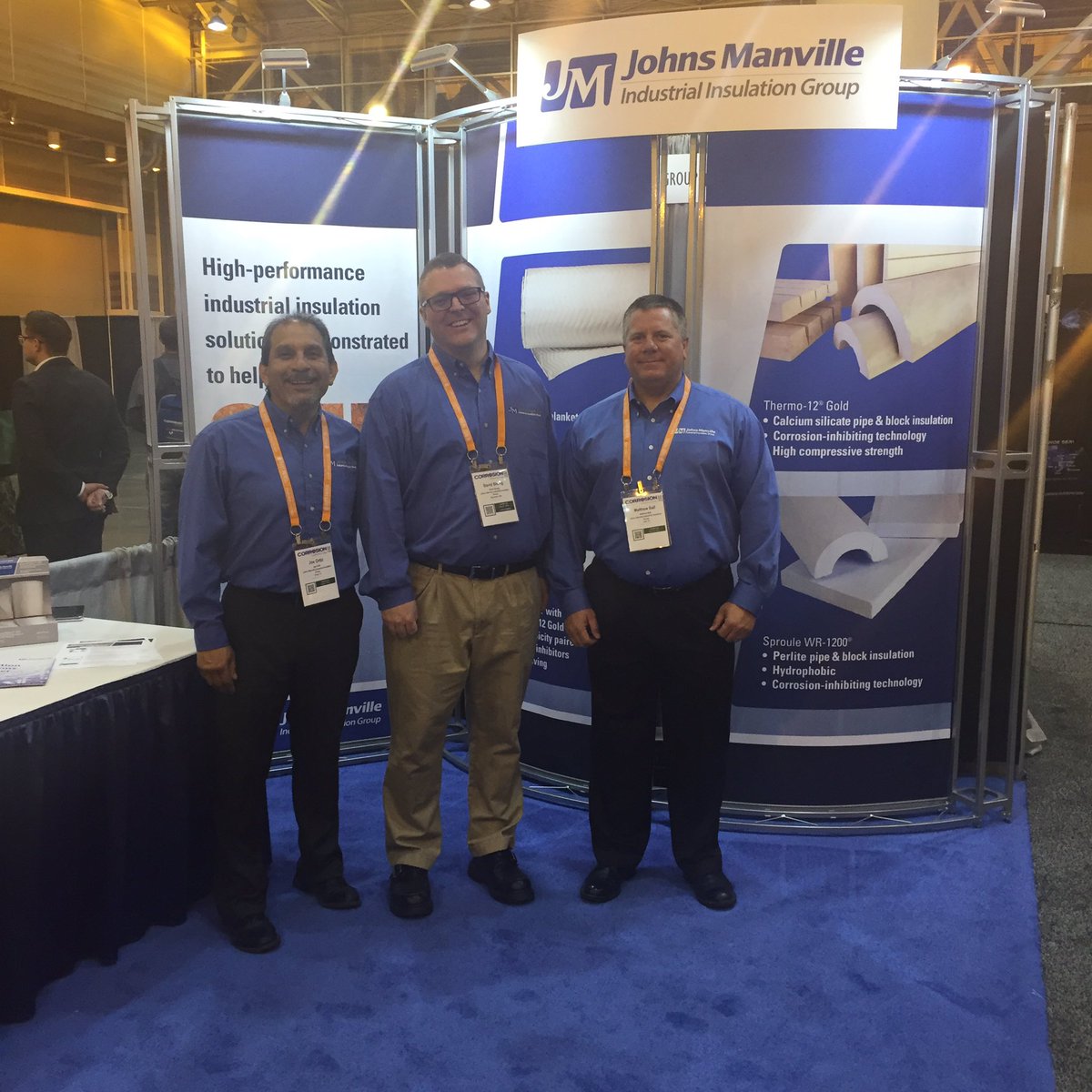 Ind_Insulation's tweet photo. Day 2 at #CORROSION2017 stop by booth#2651 to discuss how to improve your #CUI prevention strategy &amp; how Insualtion can inhibit #corrosion https://t.co/CsKcaRZVgy