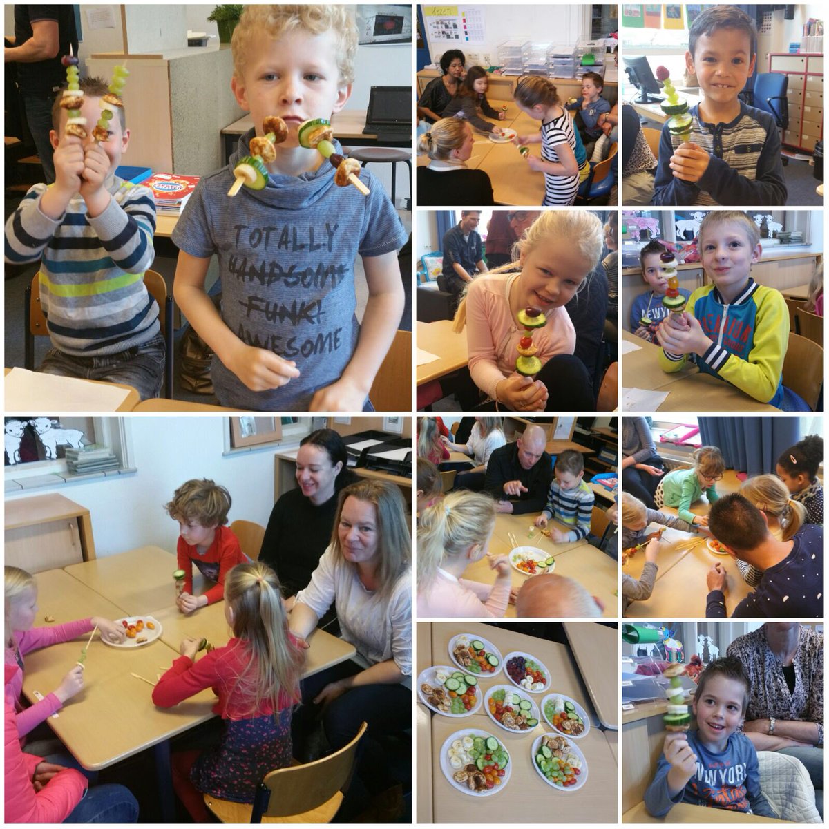 Groep 3 maakt gezonde traktatie #smullenmaar