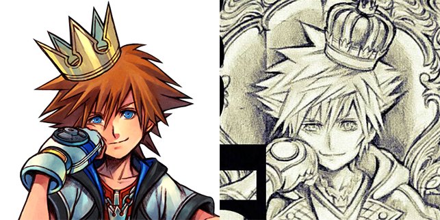 Artwork for the Kingdom Hearts 15th anniversary | NeoGAF