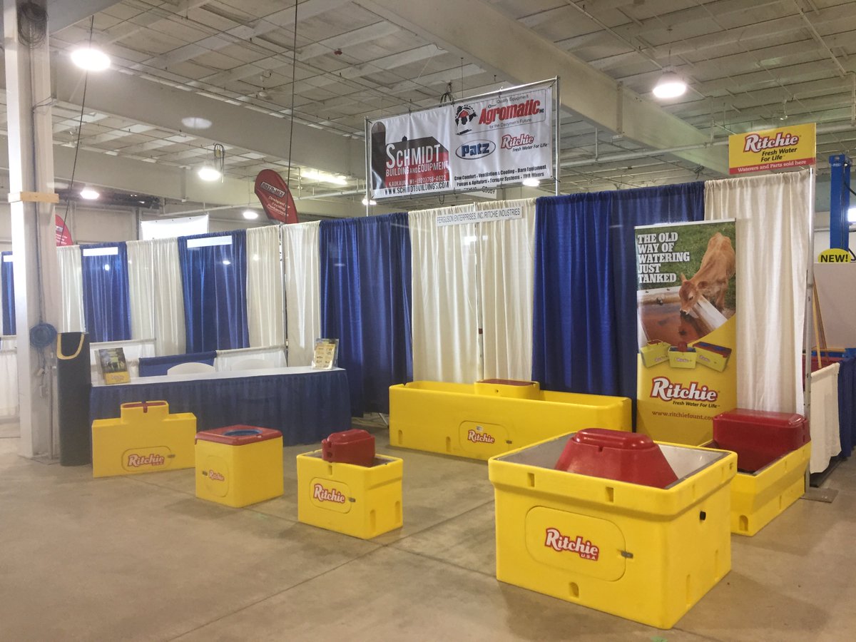 RitchieWaterers's tweet photo. The #wpsfarmshow opens their doors today! Spring is a great time to install a Ritchie #automaticwaterer. Stop in and visit. https://t.co/ngygZLHYXM