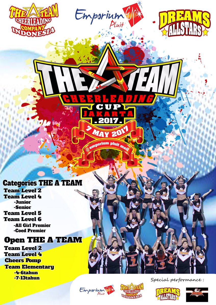 THE MOST ANTICIPATED CHEER EVENT IS BACK!! OPEN REGISTRATION FOR NON-THE A TEAM MEMBERS. CP: Ranti (+62 811-9690-561)