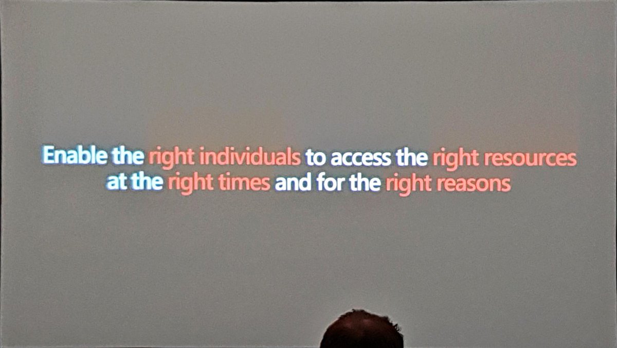 Domain105's tweet image. #MicrosoftTechSUmmit this is the #microsoft view on identity