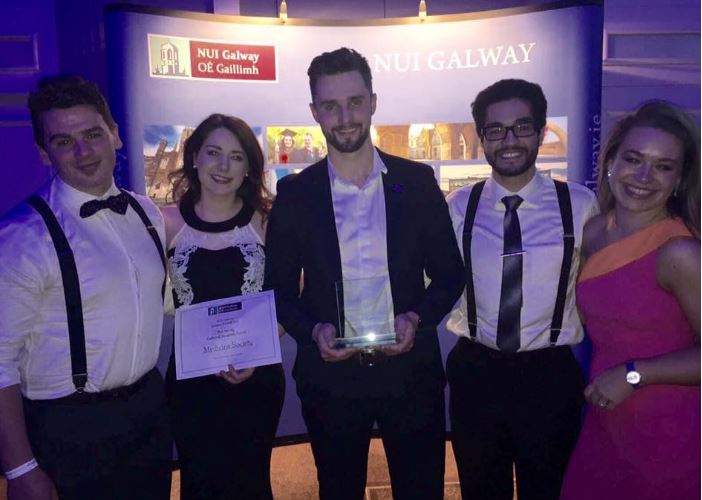 NUIGMedicine's tweet photo. Huge Congratulations to @NUIGMedSoc  who won Best Society in a cultural/academic field for the second year in a row #nuigmedicine https://t.co/oZlTgEBOkY