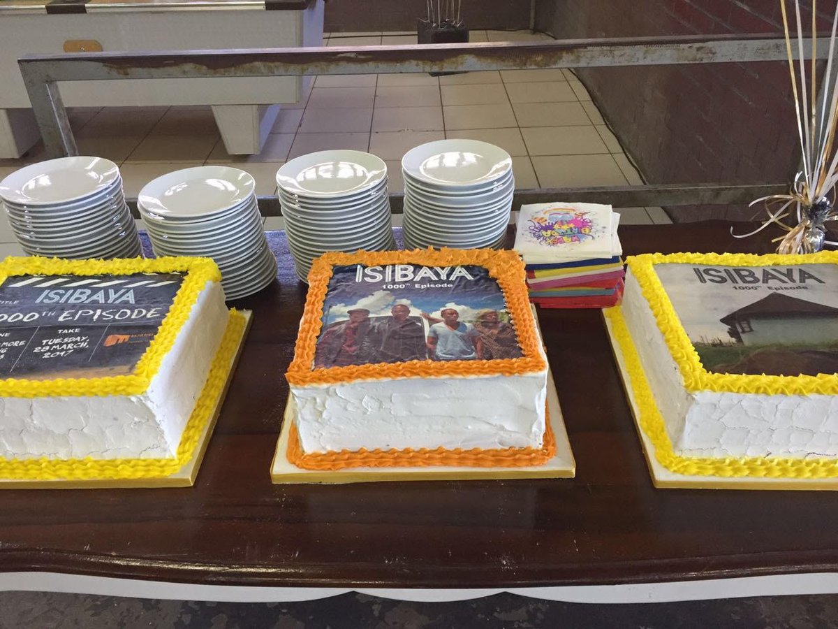 birthmarktv's tweet photo. Some #cake🍰 for the winners of the @Mzansimagic #isibaya1000 competition😁. https://t.co/u5egZGknUf