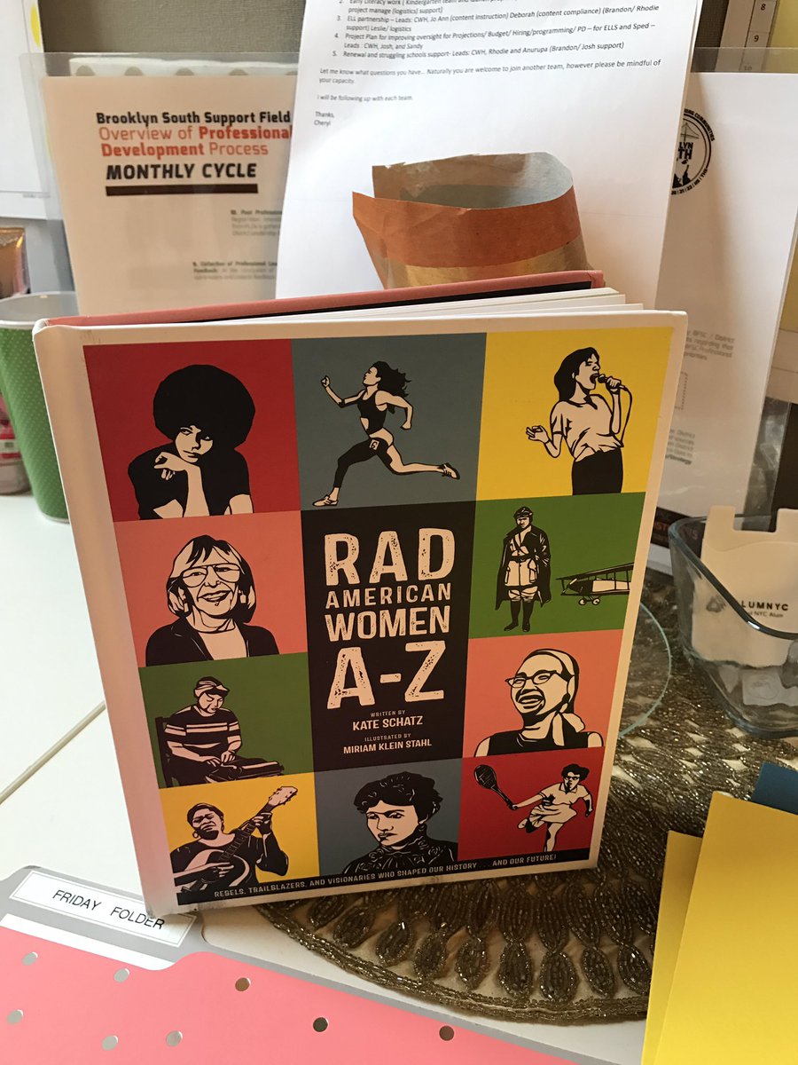 CWATSONHARRIS's tweet photo. Awesome to find this inspirational gift on my desk! Thanks @Kim_A_Shannon #DOEStrong #WomensHistoryMonth @NYCSchools https://t.co/QJVJmWC0xj