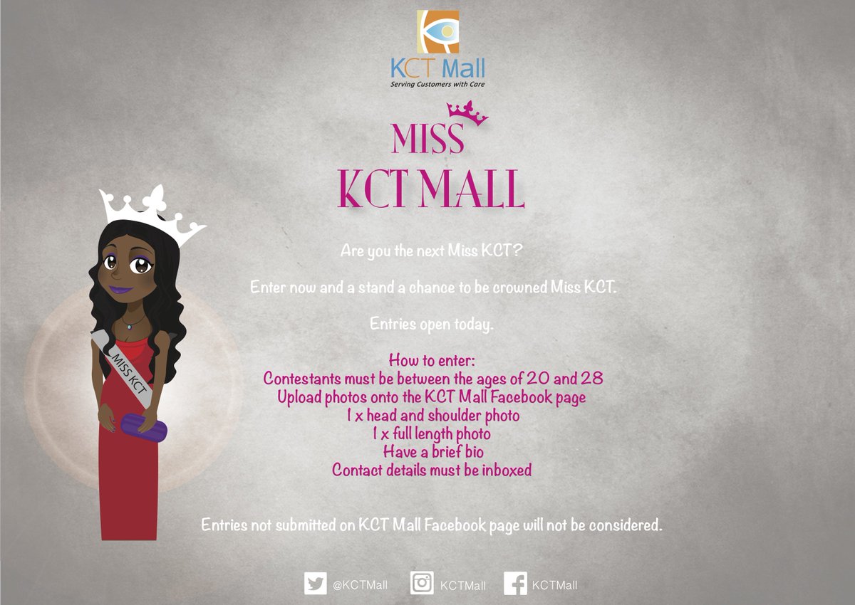 KCTMall's tweet photo. #Itscompetitiontime Have you entered, if not why? Entires are still open submit yours now. https://t.co/hql3zbgLqQ