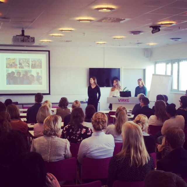 TIPyourlife's tweet photo. The TIP ambassadører presenterer for @virke_no om #tipindia i dag #bærekraft #etiskhandel #india https://t.co/b7PoHsi5WB