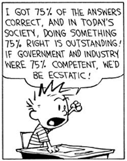Well, calvin's not wrong…