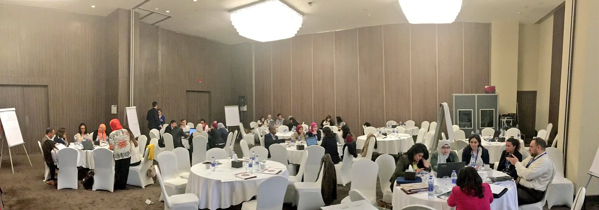 NahdetMahrousa's tweet photo. Working in groups for a live mapping and matchmaking exercise between different support organizations and social entrepreneurs
#SocEntWeek https://t.co/oxej3fS4rR