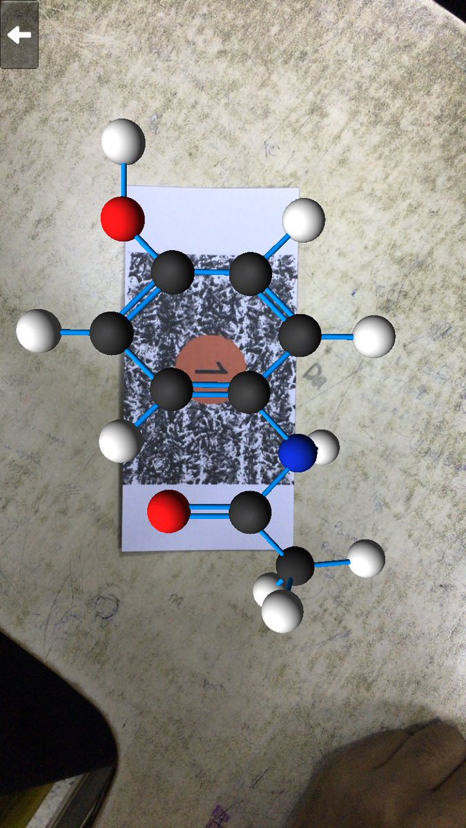 jefglx_fanfan's tweet image. สื่อการเรียนการสอนในปัจจุบันมีความเริ่ดหรูไปอีก #molecular #structure #ARapplication 😊😊