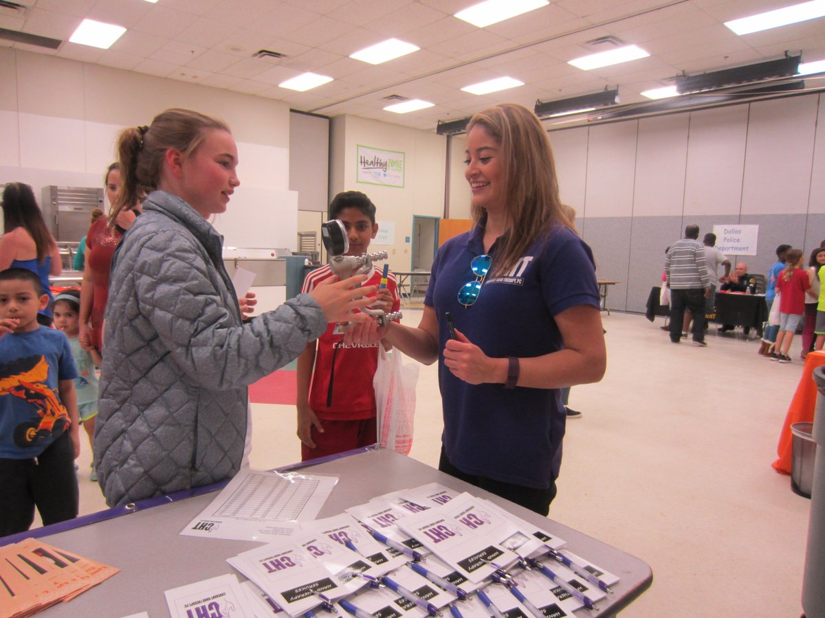 CHT_Plano's tweet photo. CHT Community Service: 
3 of our employees, Hollie Morris, Cynthia Noris, &amp; Oliver Serrano volunteered at the Hagar Wellness Fair last week! https://t.co/Sk811Pf5gI