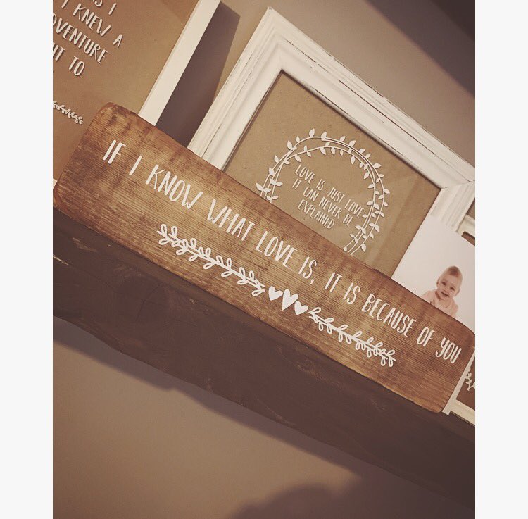 LBGiftsNI's tweet photo. Love this😍 New wood sign is in its new home now #love #handmade #woodsign #localbusiness https://t.co/YjLX6GNHdO