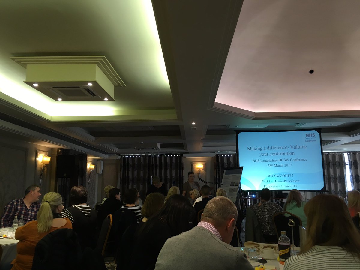 anniedoll63's tweet photo. Angela telling us how ward 18 in Hairmyres Make a Difference #hcswconf17 https://t.co/sd4XO66HAC