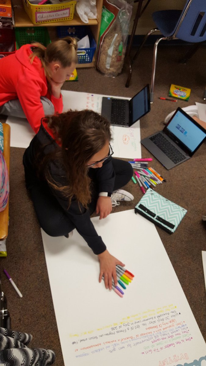 MissFitzBPS's tweet photo. Good Human Projects in process! #5thgrade @benningtonelem #goodhumanproject https://t.co/aPoy0XjUsy