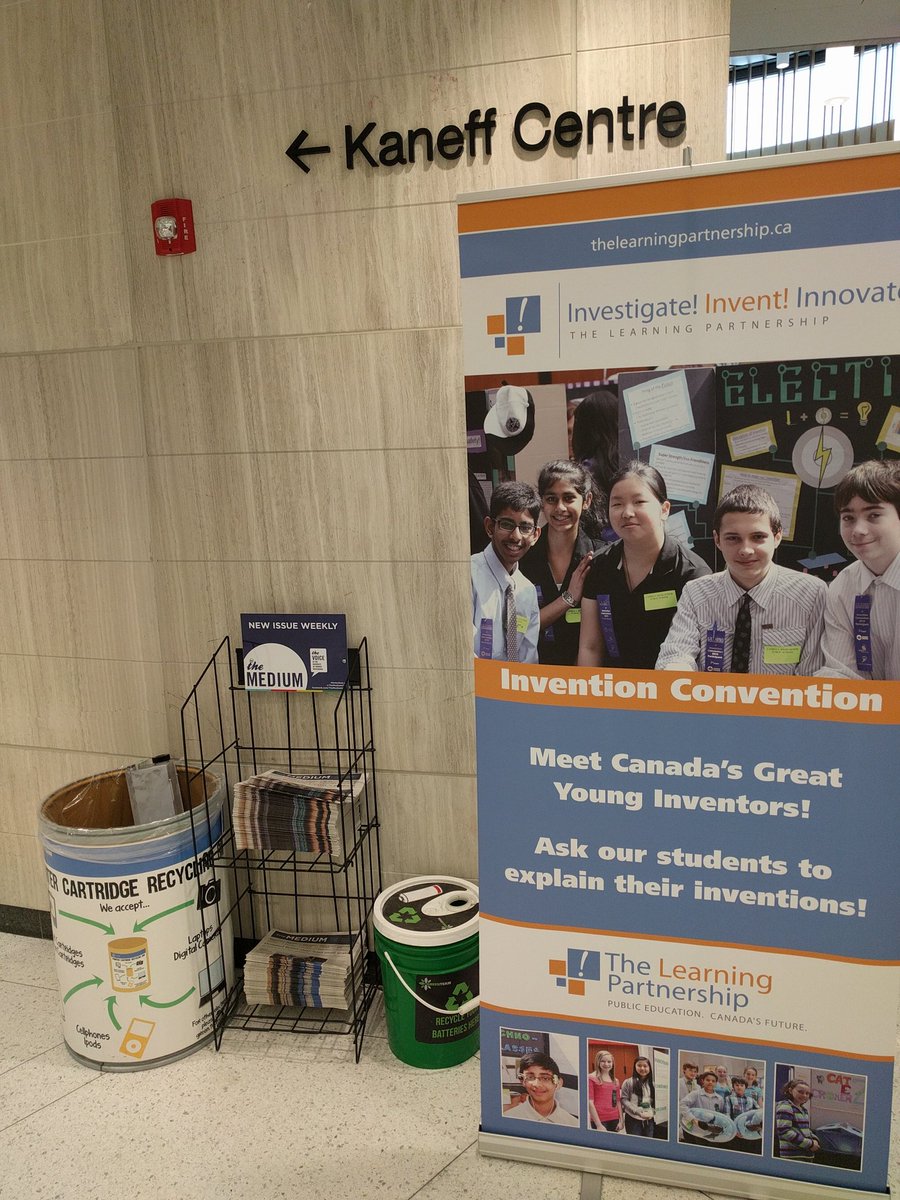 IcubeUTM's tweet photo. Canada's next generation of inventors take over the #InnovationComplex @UofTMississauga as part of #entweekUofT at 10:15! https://t.co/Wz80N66bUW