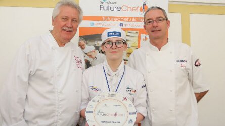 pehak's tweet photo. @BrianTurnerChef @sophie_janet @SBFutureChef Thank you for all the work you do for FutureChef. We are so proud of Katie #futurechef2017 https://t.co/4bjQ9EXkVb