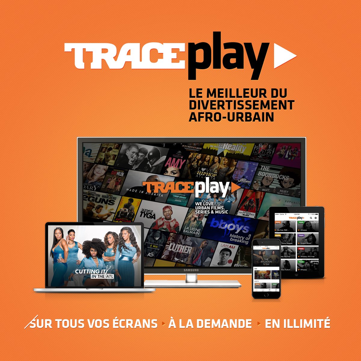 TRACEHAITI's tweet photo. Retrouvez dès aujourd'hui les 10 chaînes TRACE, plus de 30 radios et le meilleur du contenu afro-urbain
#traceplay https://t.co/gYkxraG4A0 https://t.co/U91MF8tKzs