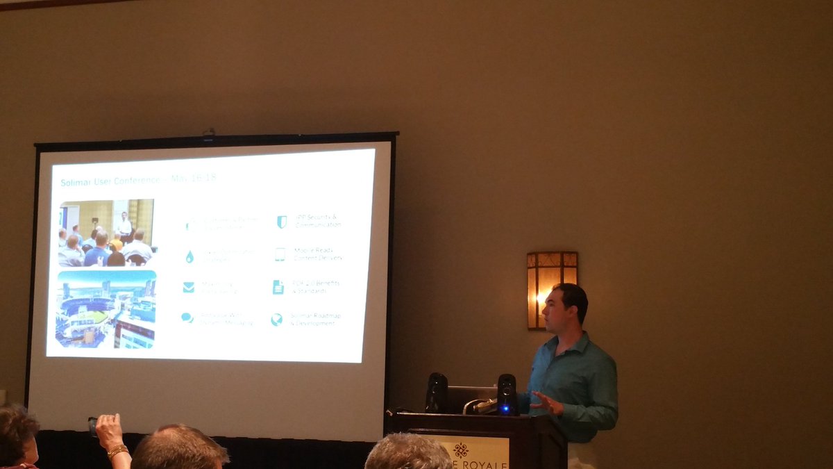 ScottMulkey76's tweet photo. #SolutionsSnapshot @JEMcgrew at @SolimarSystems says #PDF2 is KING! Check them out at #Xplor17 booth 106 to learn the benefits! https://t.co/t0c2h07JJM