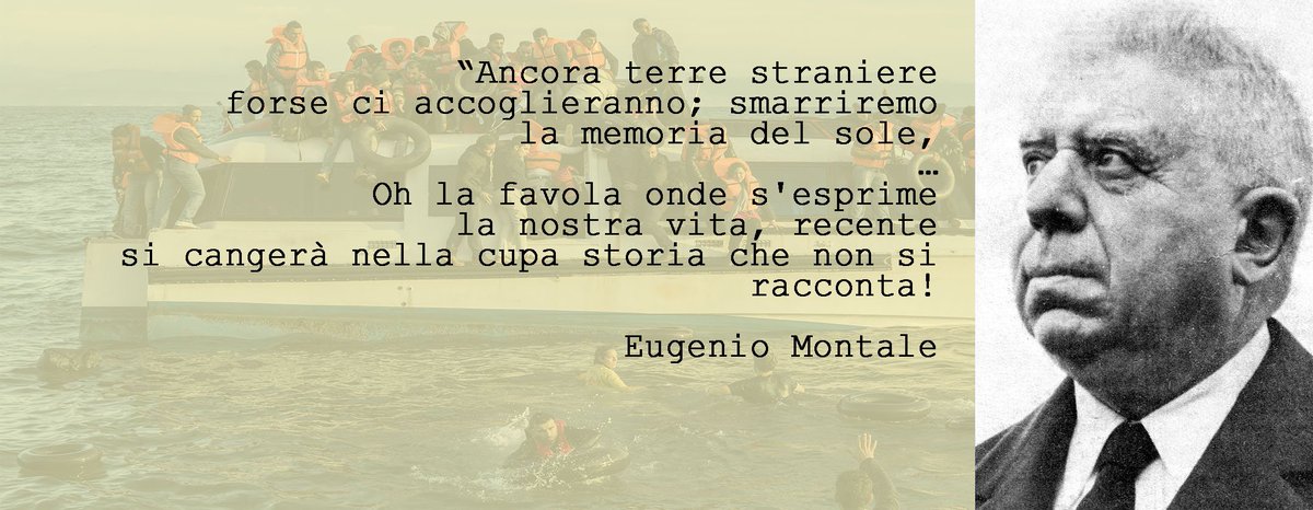spinoffMontale's tweet photo. #Montale sesta #poesia di #Mediterraneo versi che guidano #fragliultimidelmondo bando https://t.co/cm6FvXSJEk
@CasaScrittori @PremiLetterari https://t.co/SHjDfJ0xfd