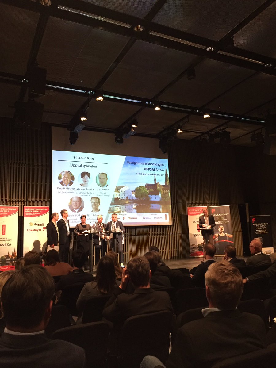 Lars Jonson - vice VD Skanska - pratar Uppsala360 och vikten av planresurser på kommunen. #skanskasverige #fastighetsmarknadsdagen