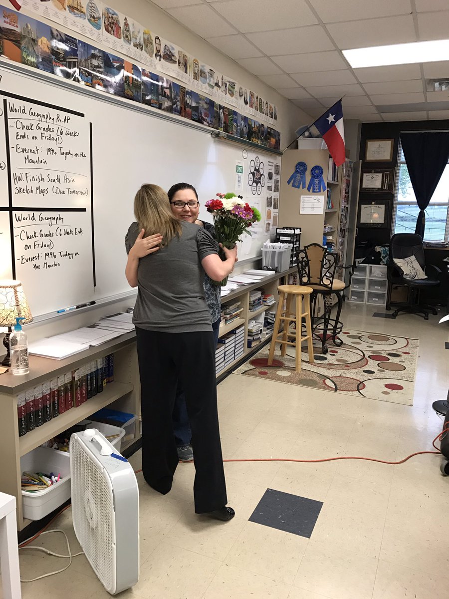 ackleslie's tweet photo. Congratulations WHS Teacher of the Year, Leslee Barnes! #whywisd #roopride https://t.co/oSYSPxctCm